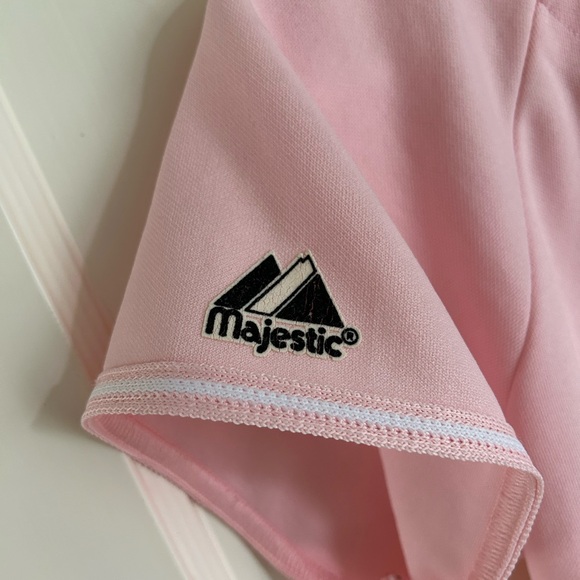 Majestic Pink Kids Red Sox Shirt - Picture 3 of 7